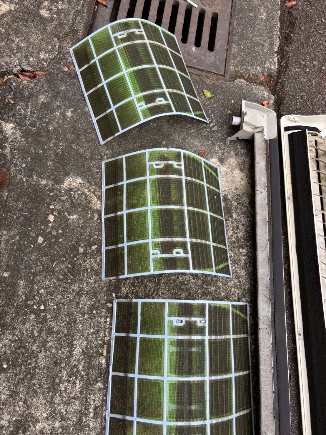 台中北屯松竹寺分離式冷氣清洗一台