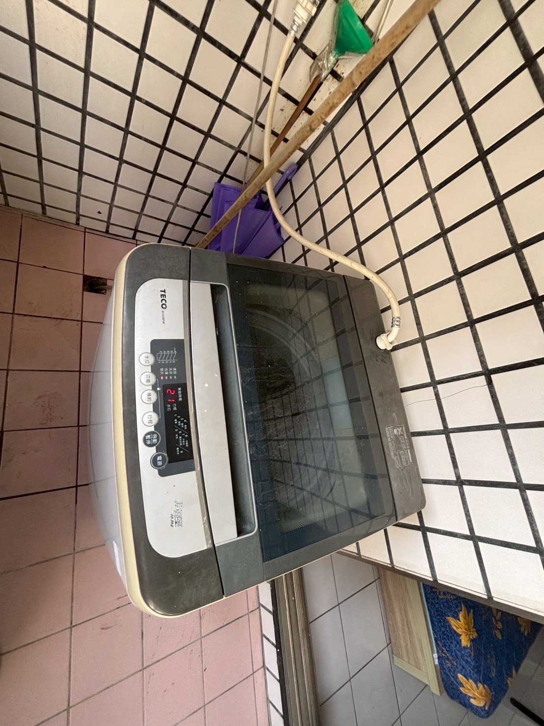 台中西屯直立式洗衣機清洗一台 