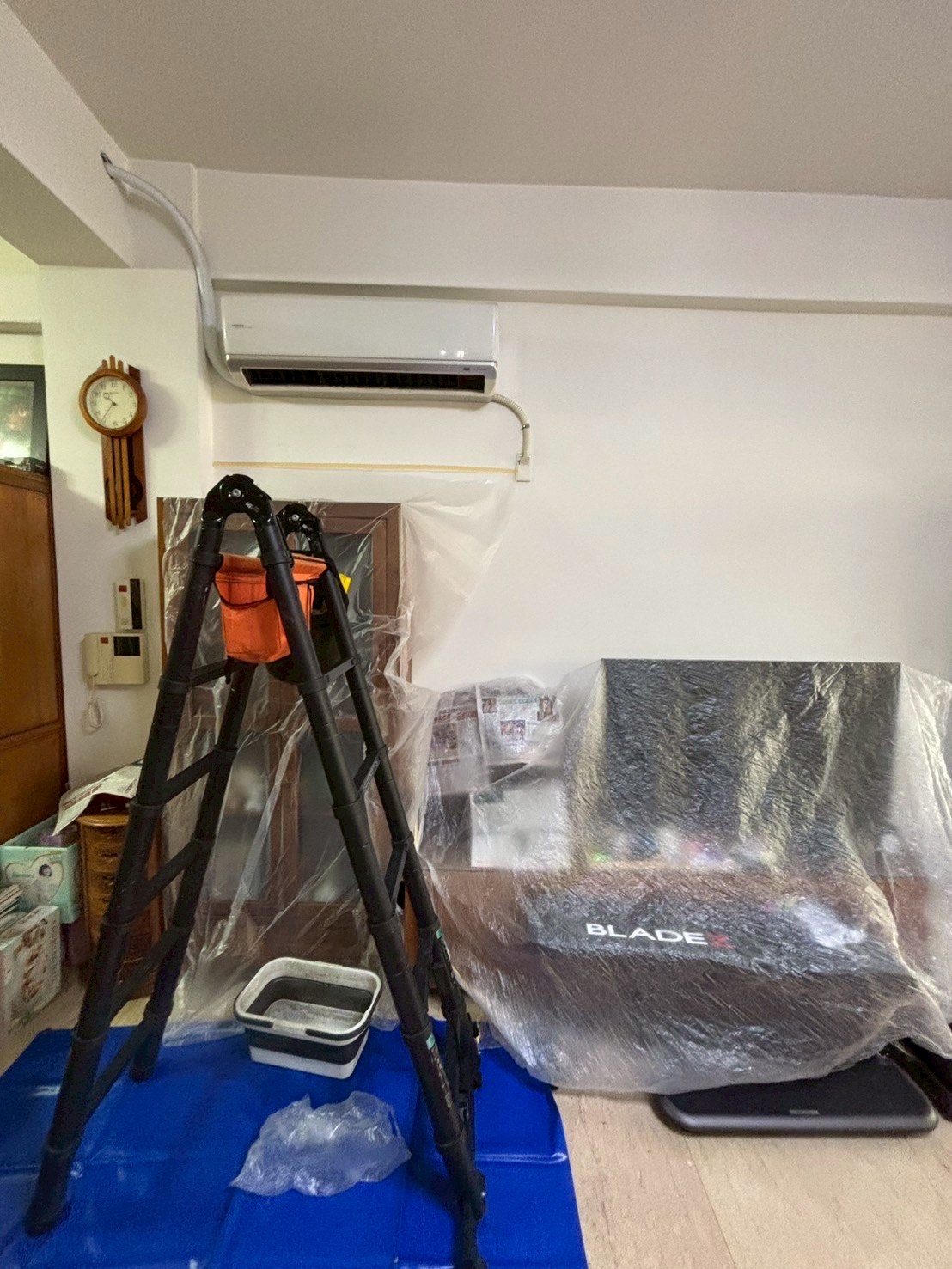 台中西屯區分離式冷氣清洗一台