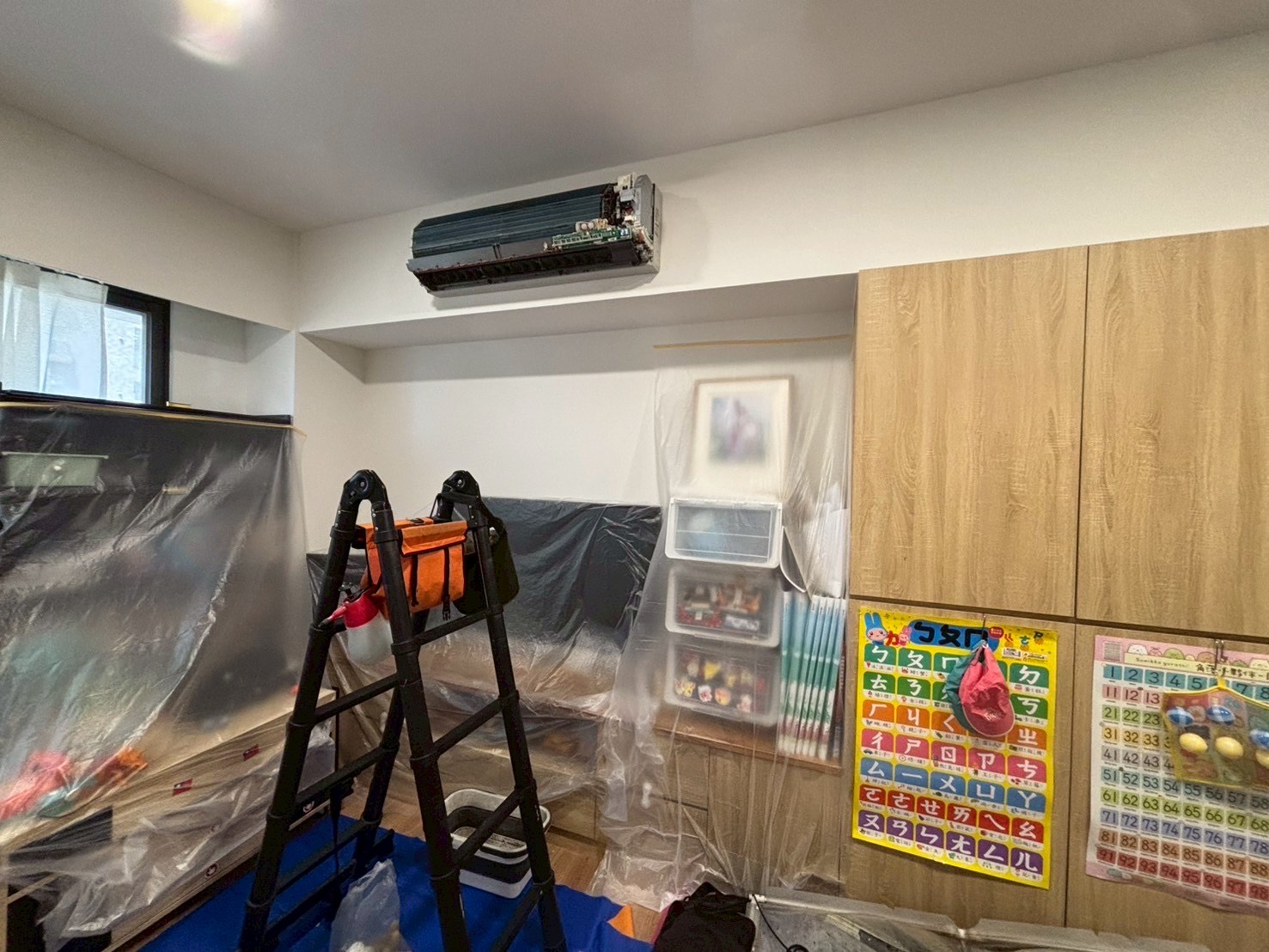 台中烏日分離式冷氣清洗一台