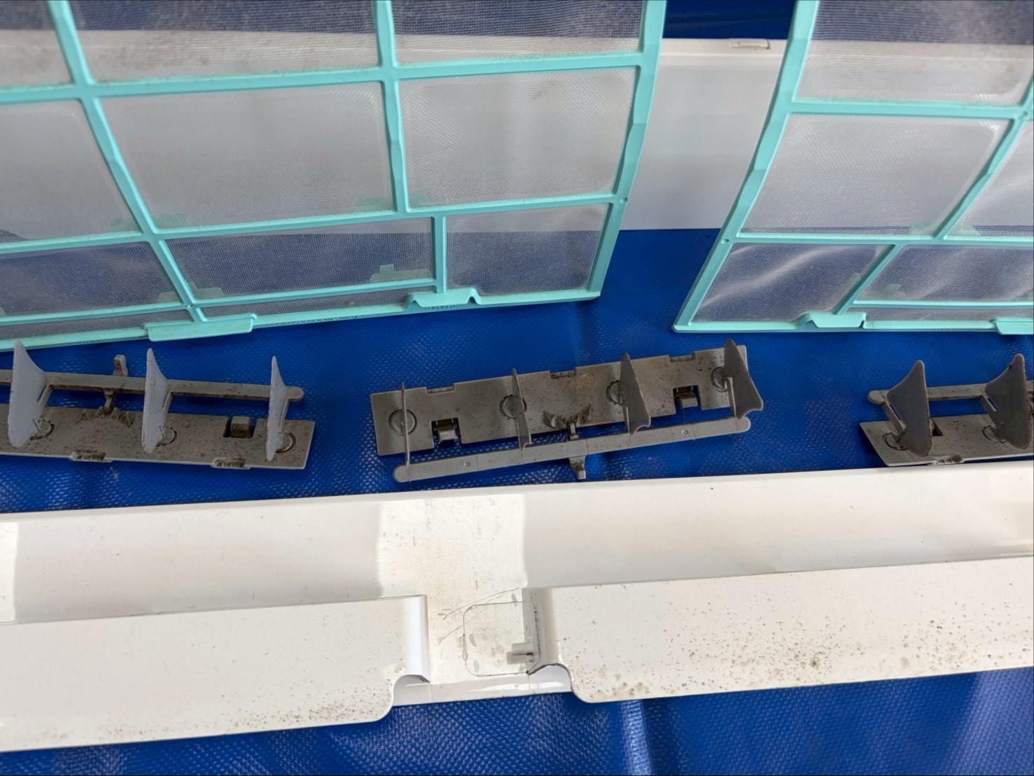 台中豐原理髮店 分離式冷氣清洗