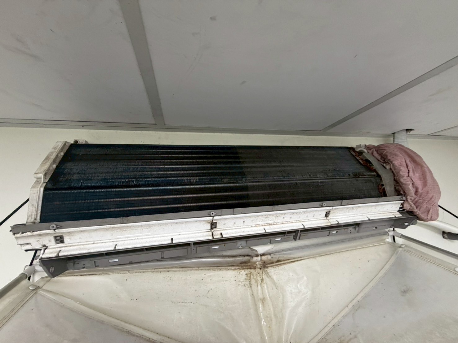 台中大雅 分離式冷氣清洗 中央廚房
