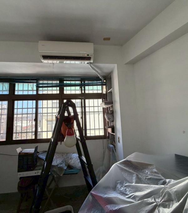 台中霧峰分離式冷氣清洗鳥窩 廣潔家電清洗 冷氣機清洗 洗衣機清洗 水塔清洗 