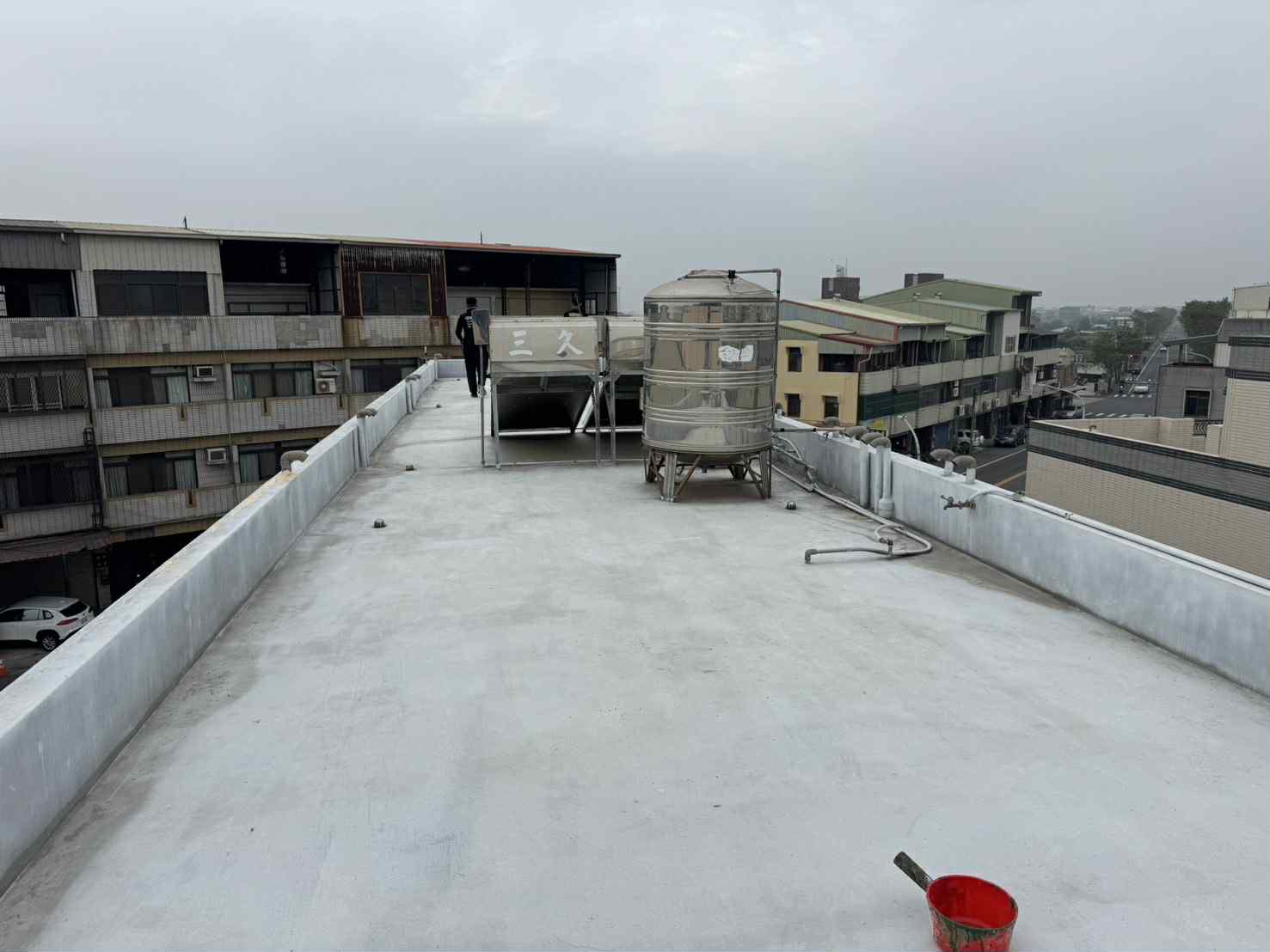 台南太子宮 透天屋頂PU面漆保養