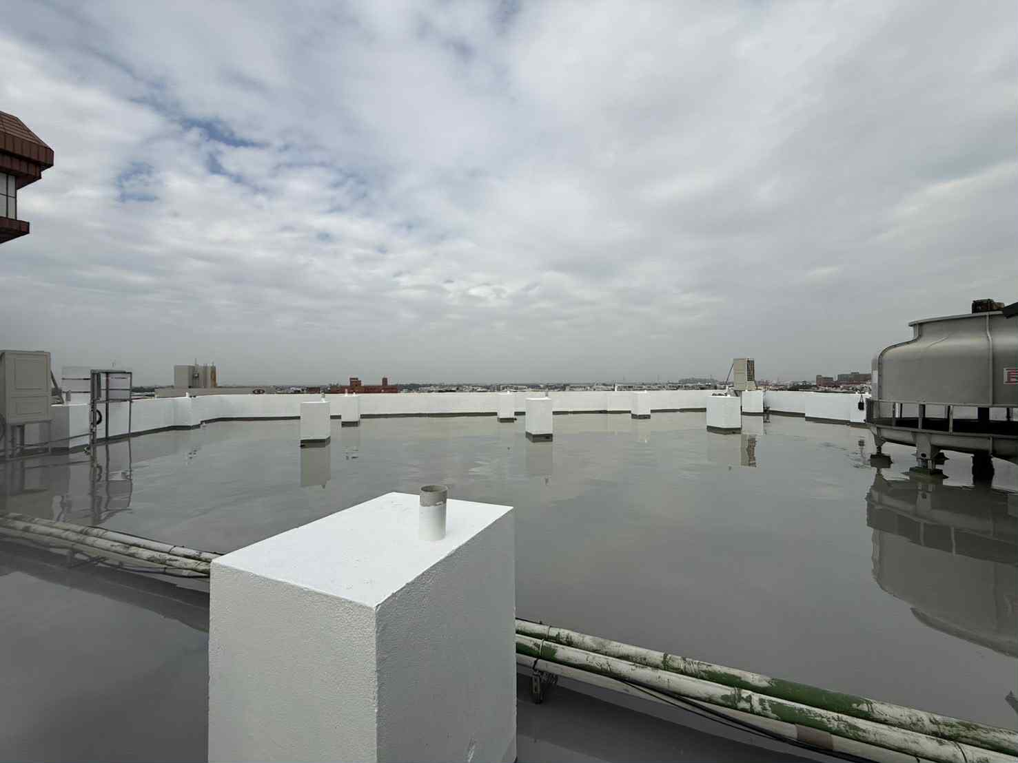 台南鹽水農會屋頂PU防水工程