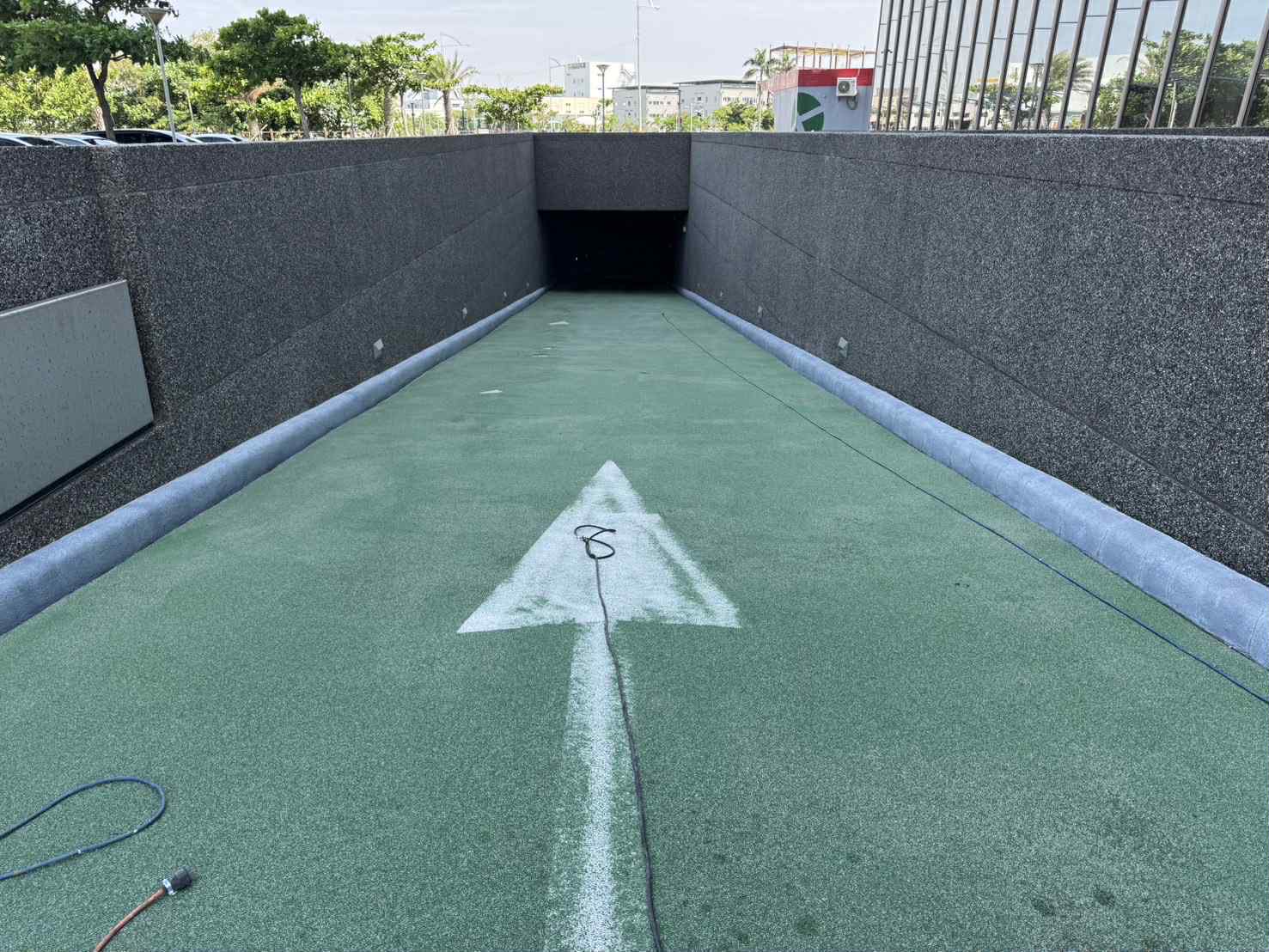 安南科工區車道翻新EPOXY止滑工程