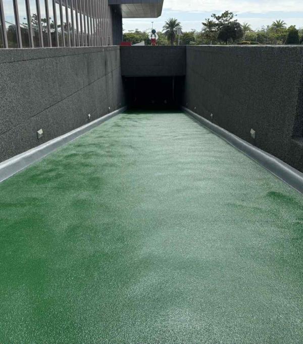 台南安南科工區巨鎧精密斜坡車道止滑型EPOXY翻新 | 晉躍有限公司 EPOXY