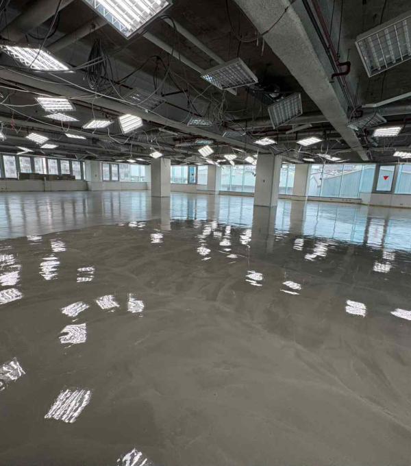 嘉義商辦大樓自平水泥地坪工程 | 晉躍有限公司 EPOXY