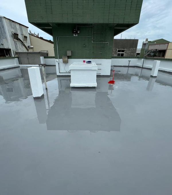 嘉義布袋郵局屋頂PU防水整修220M2 | 晉躍有限公司 EPOXY