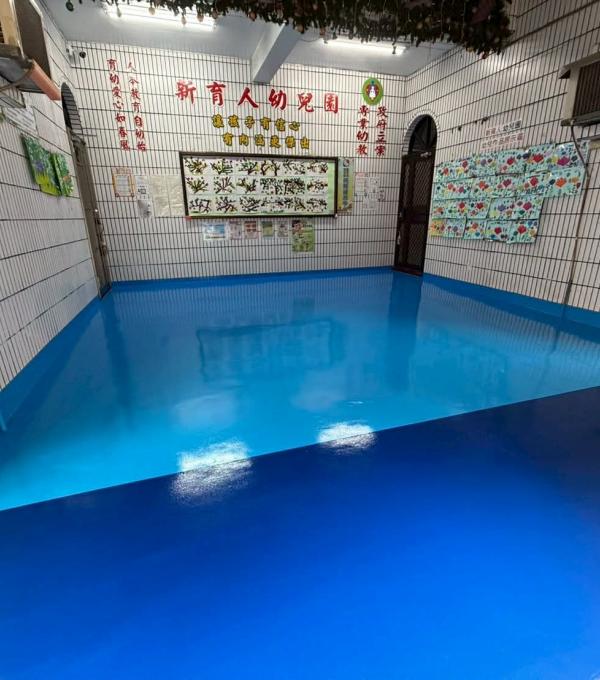 台南幼稚園 PU地坪運動材 晉躍有限公司 EPOXY地坪 PU防水