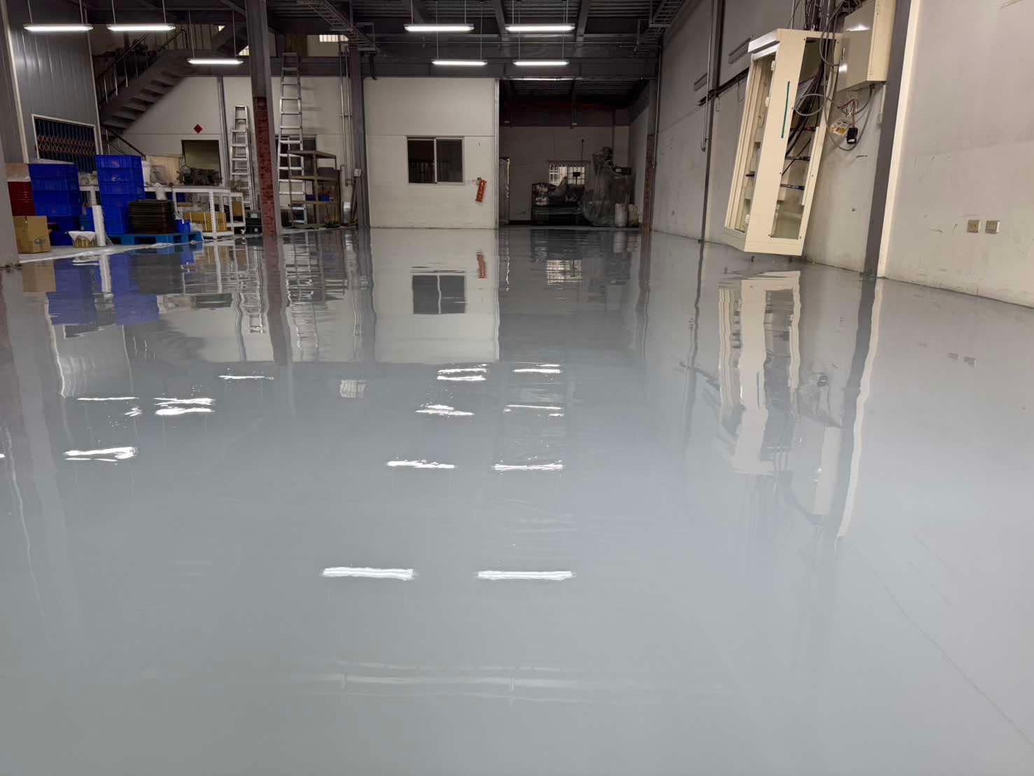 台南仁德廠房FRP-EPOXY強化地坪數量150m2