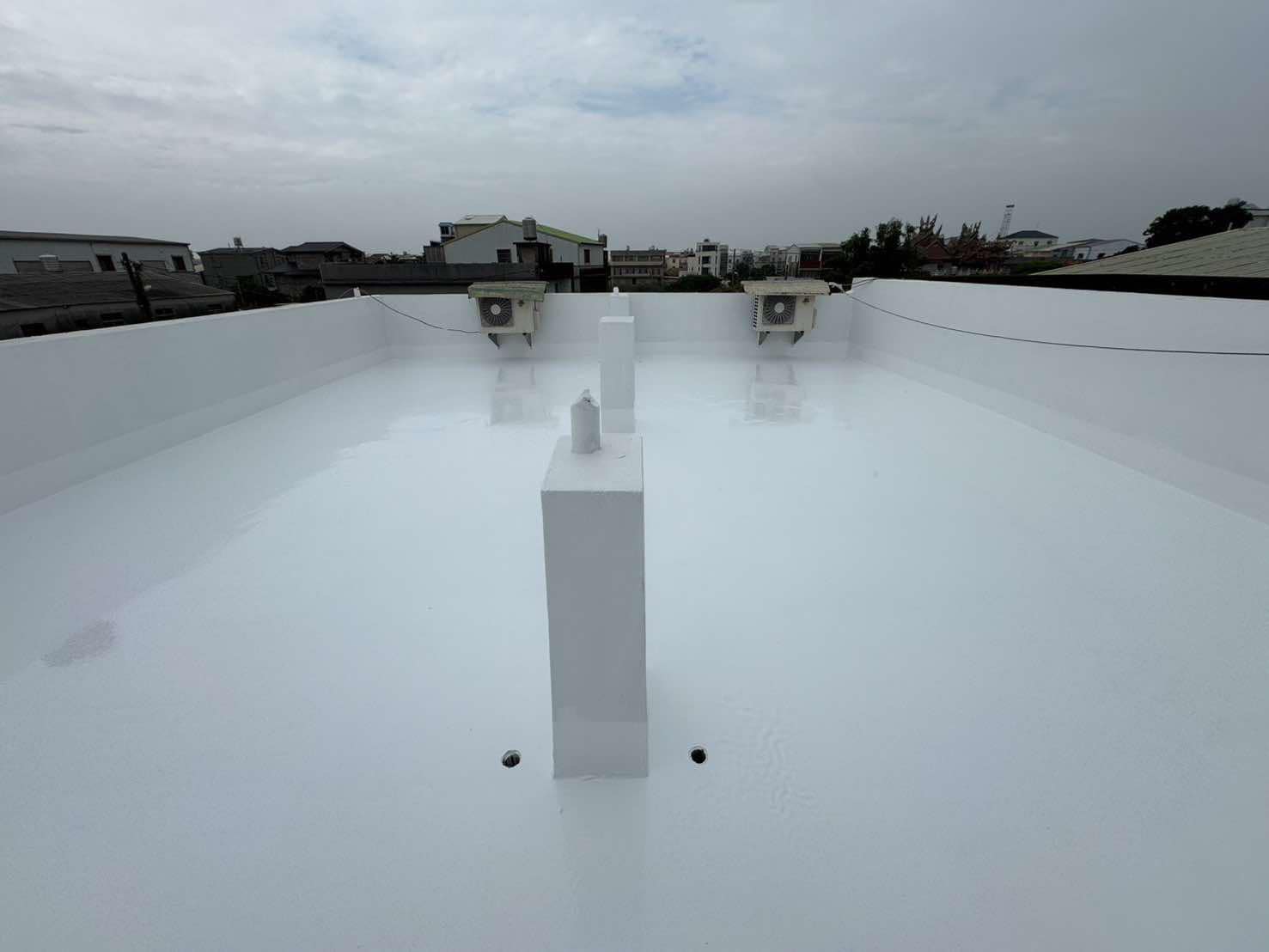  台南官田民宅 屋頂PU防水工程 40坪